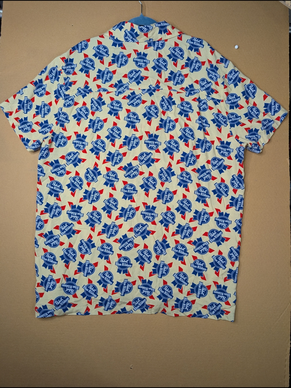 Pabst Blue Ribbon Lightweight Button Up - Picture 2 of 5